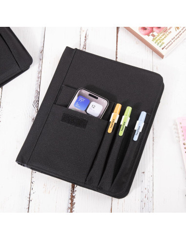 Cubierta de cuaderno APOFFICE L negra para Rocketbook y Five Star