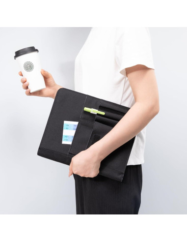 Cubierta de cuaderno APOFFICE L negra para Rocketbook y Five Star