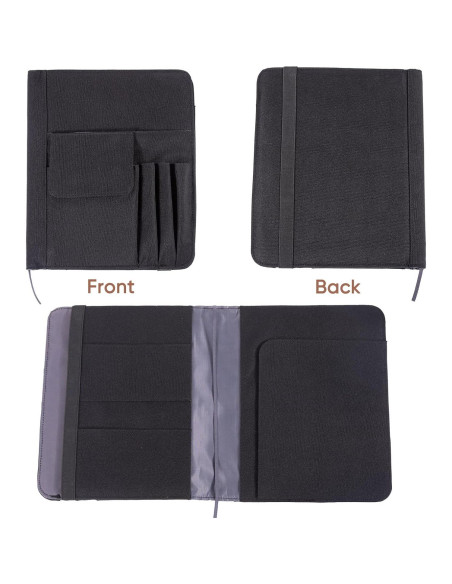 Cubierta de cuaderno APOFFICE L negra para Rocketbook y Five Star