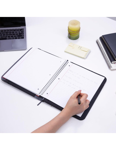 Cubierta de cuaderno APOFFICE L negra para Rocketbook y Five Star