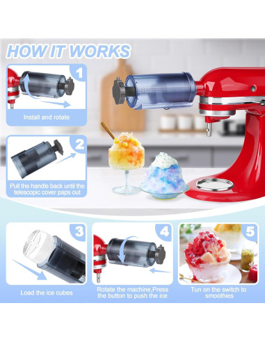 Accesorio Raspador de Hielo KitchenAid Aooaid 8 Moldes