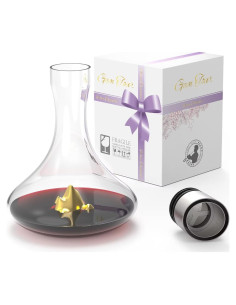Decantador de Vino Gem Tour 1500ml con Aerador y Filtro