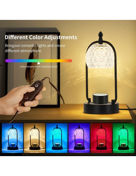 Lámpara Calentadora de Velas Hituiter Doble Polo LED Multicolor