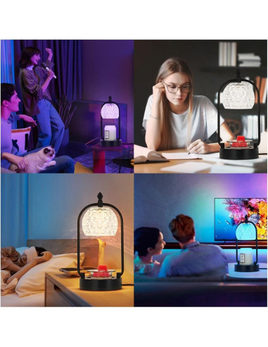 Lámpara Calentadora de Velas Hituiter Doble Polo LED Multicolor