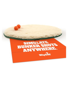 Alfombra de Golf Bunker Mate WHYGOLF 60x38 cm para Entrenamiento