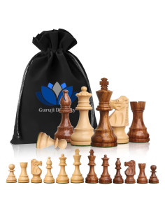 Juego de Ajedrez de Madera Blessings Decor 10.16 cm Rey