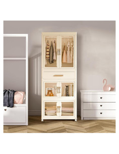Armario portátil grande MU TU HD para niños 63.5x41.9x161.5cm