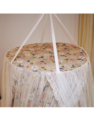 Cortina de Cama de Dosel Redonda VETHIN Princesa 254 cm