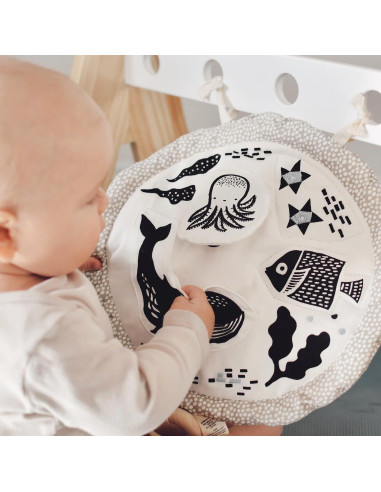 Alfombra de Actividad Ocean Wee Gallery 30x30 cm Orgánica