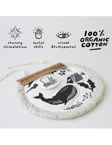 Alfombra de Actividad Ocean Wee Gallery 30x30 cm Orgánica