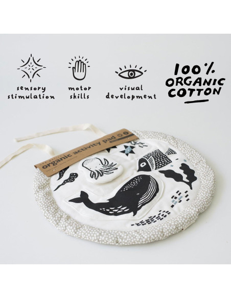 Alfombra de Actividad Ocean Wee Gallery 30x30 cm Orgánica