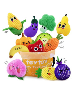 Paquete de 12 Frijoles Sensoriales Montessori - Juguetes Táctiles para Niños