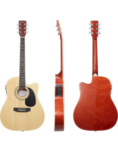 Guitarra Acústica Eléctrica R.W. Jameson Thinline 41" Natural 2