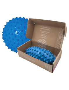 Bola Sensorial Edushape 18 cm Azul Desinflada para Bebés