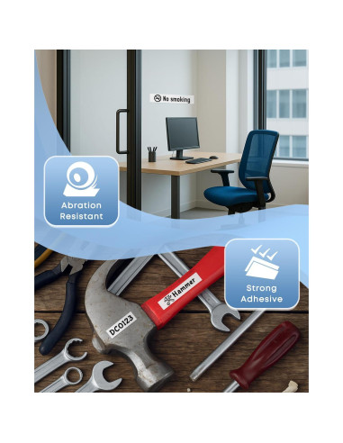 Cinta de Etiqueta Laminada COLORWING TZe-231 12mm 6-Pack