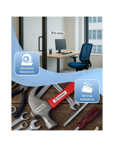 Cinta de Etiqueta Laminada COLORWING TZe-231 12mm 6-Pack