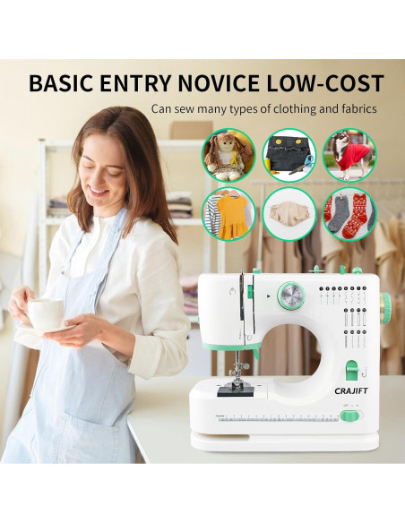Máquina de Coser Eléctrica CRAFT-0-1 para Principiantes 16 Puntadas Máquina de Coser Eléctrica CRAFT-0-1 para Principiantes 16 Puntadas