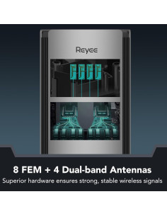 Sistema WiFi en malla Reyee AX3200, cubre 557 m, 110 dispositivos 2