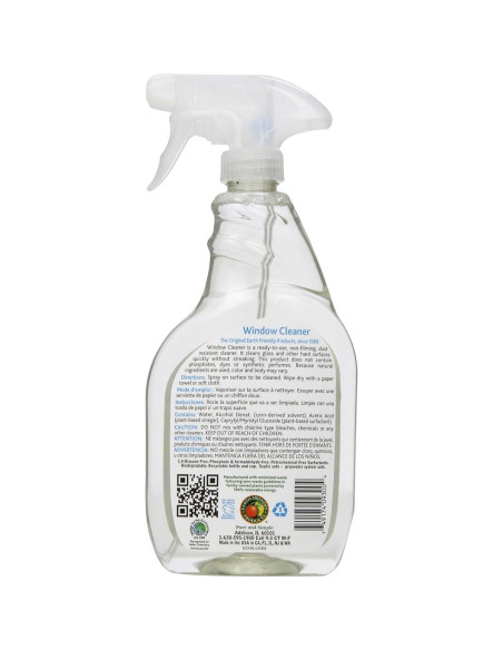 Limpiador de Ventanas Amigable con la Tierra 650 ml Vinagre