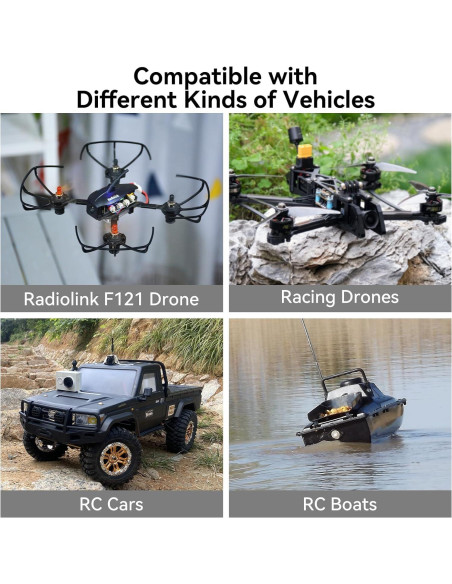 Cámara FPV Radiolink 5.8G 48CH 800TVL Ajustable 25/100/200mW