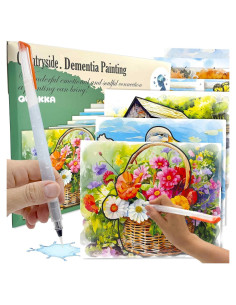 Kit de Pintura con Agua QUOKKA para Demencia - 10 Piezas