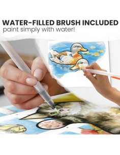 Kit de Pintura con Agua QUOKKA para Demencia - 10 Piezas 2