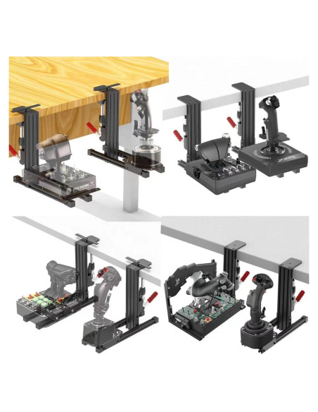 Soporte de Escritorio para Joystick Yaarhej Hotas 4 y más