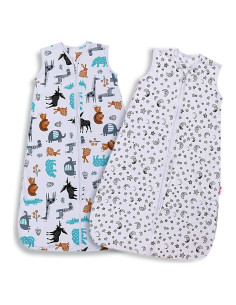 Saco de Sueño Lictin 0.5 Tog Algodón Orgánico 2 Unidades 18-36 Meses