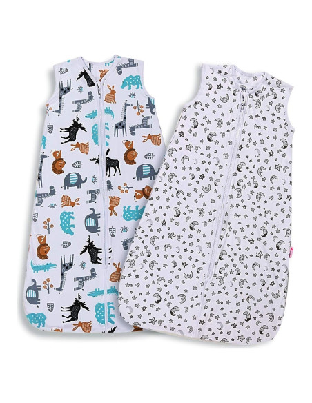 Saco de Sueño Lictin 0.5 Tog Algodón Orgánico 2 Unidades 18-36 Meses