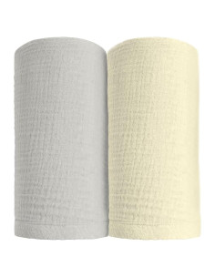 Mantas de Envoltura 100% Algodón Sunshine & Snuggles 120x120cm 2-Pack