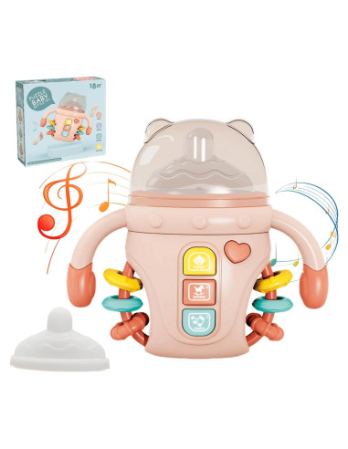 Juguete Musical para Bebés Jialeying Biberón con Luz y Sonido