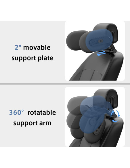 Almohada de Reposacabezas Ajustable Zorunowa A1301 para Coche