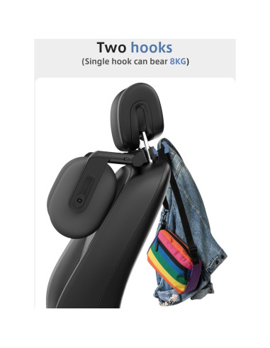 Almohada de Reposacabezas Ajustable Zorunowa A1301 para Coche