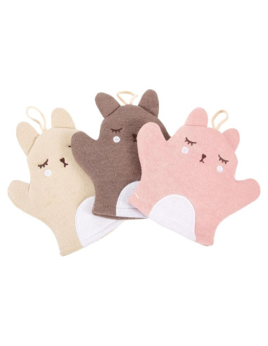 Guantes Exfoliantes GLEAVI 3 Piezas para Ducha Suaves