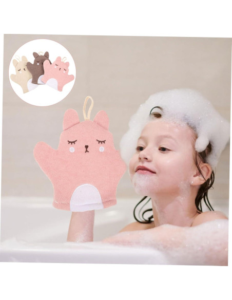 Guantes Exfoliantes GLEAVI 3 Piezas para Ducha Suaves