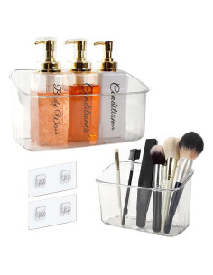 Organizador de Puertas de Gabinete LBUPVLY - Juego de 2 Estantes Adhesivos