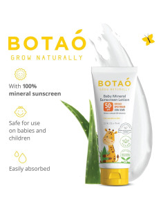 Protector Solar Mineral Botao para Bebés SPF50 70.87g 2