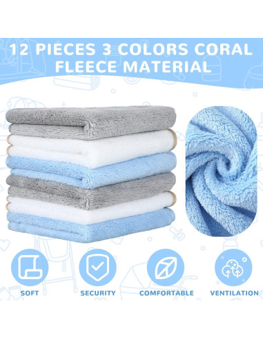 Conjunto de Toallas de Baño con Capucha Moukeren 15 Pcs