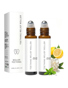 Rodillo de Masaje para Dentición Bebés Todo Natural 2PACK