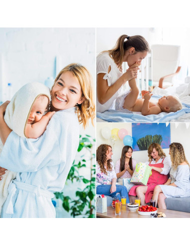 Conjunto de Toallas de Baño con Capucha Moukeren 15 Pcs