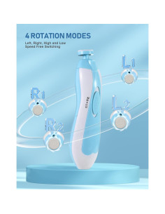 Cortauñas Eléctrico NECOTT 20 en 1 para Bebés y Adultos 2