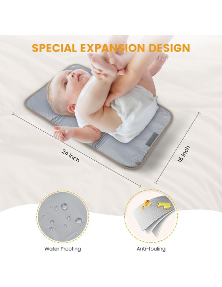 Mochila de Pañales LoveVook 15.6" Impermeable con Manta