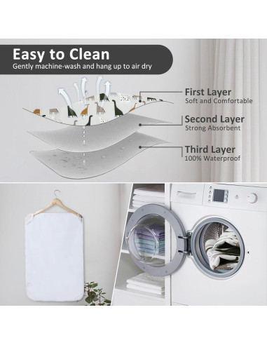 Alfombrilla para Cambiar Pañales Dinosaurio Bonito 54.9x80cm