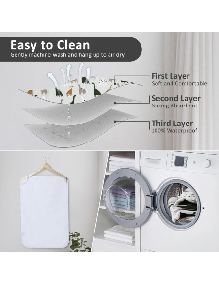 Alfombrilla para Cambiar Pañales Dinosaurio Bonito 54.9x80cm