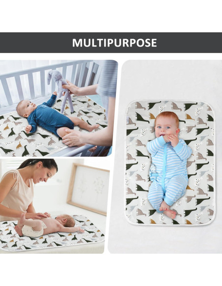 Alfombrilla para Cambiar Pañales Dinosaurio Bonito 54.9x80cm