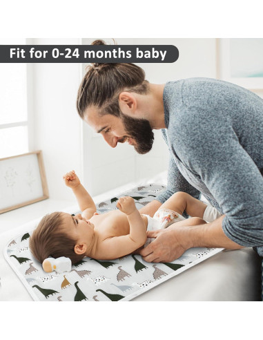 Alfombrilla para Cambiar Pañales Dinosaurio Bonito 54.9x80cm