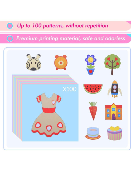 Set de Tijeras de Seguridad UCEC para Niños - 104 Piezas