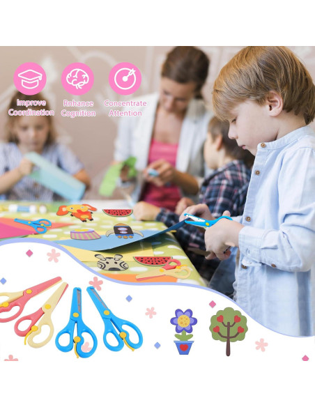 Set de Tijeras de Seguridad UCEC para Niños - 104 Piezas