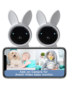 Monitor para Bebés Arenti 2K con Vista 360 y Audio Bidireccional 2