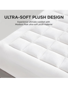 Protector de Colchón Impermeable Madison Park Individual 190.5x99.06cm 2